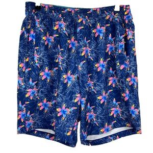 Birddogs Boom for Your Boomstick Men Swim Trunks XL Long Lined‎ Tropical Floral